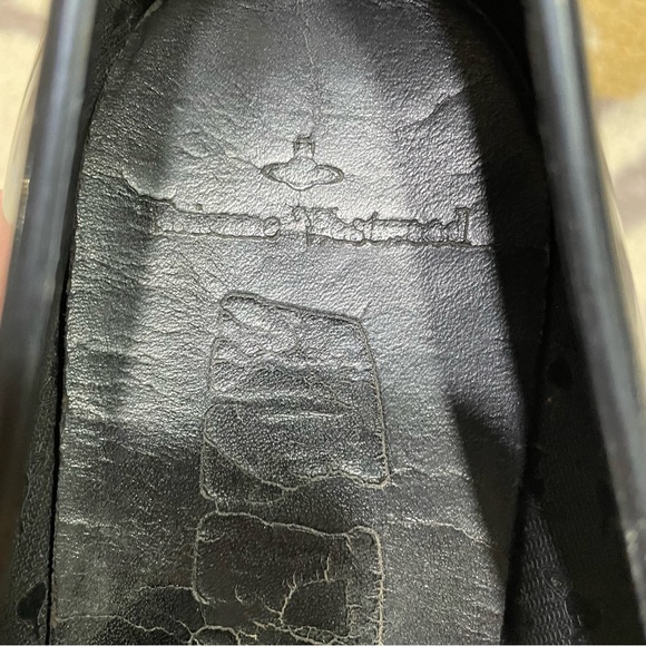 Vivienne Westwood Men’s Slip-On Loafers Rubber Tassel Size 44 Black - Picture 10 of 11